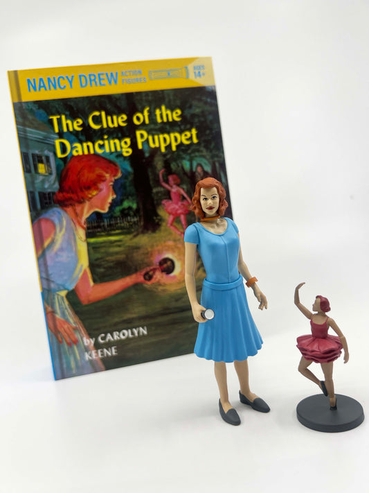 NANCY DREW - The Clue of the Dancing Puppet Book-Box Figure