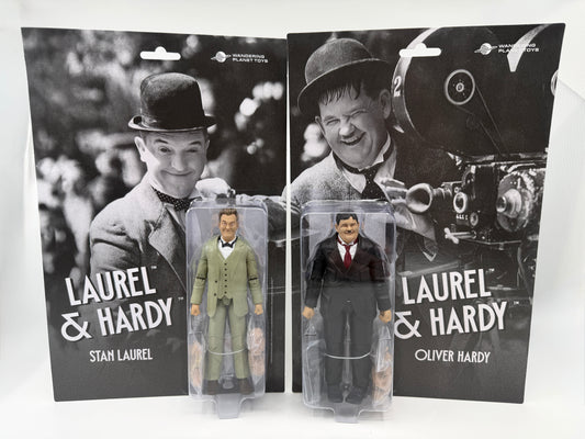Laurel and Hardy CARDED set COLOR