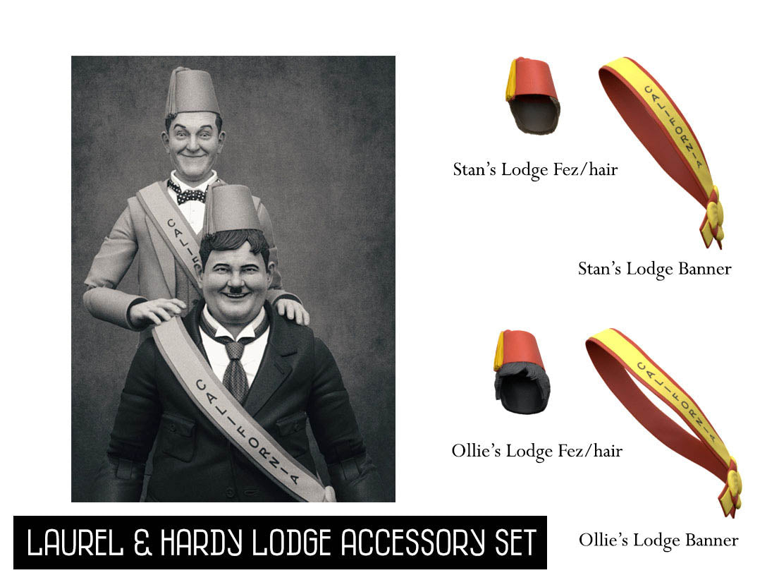 Laurel and Hardy Accessory Set COLOR