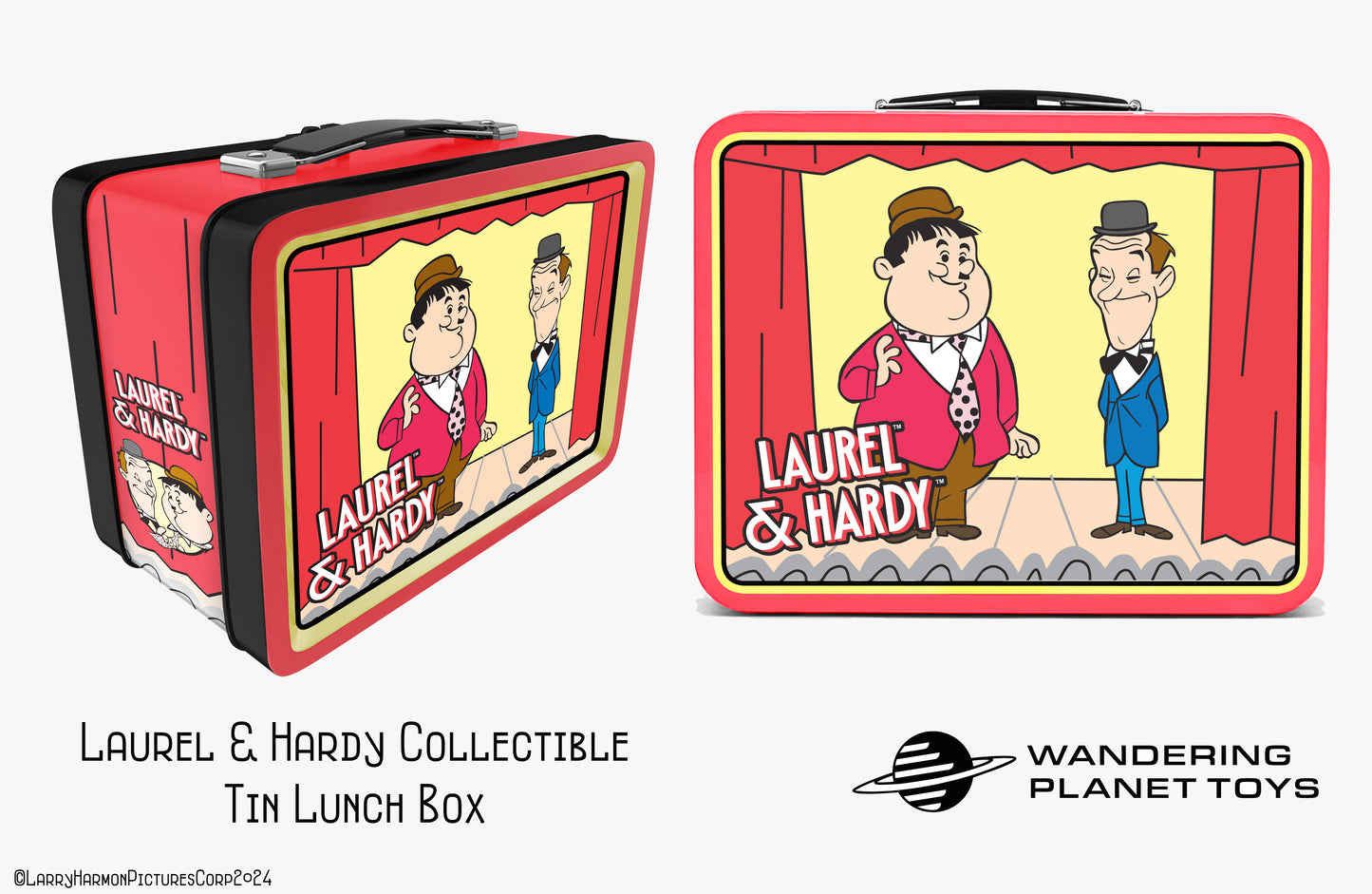 Laurel and Hardy Tin Retro Lunchbox