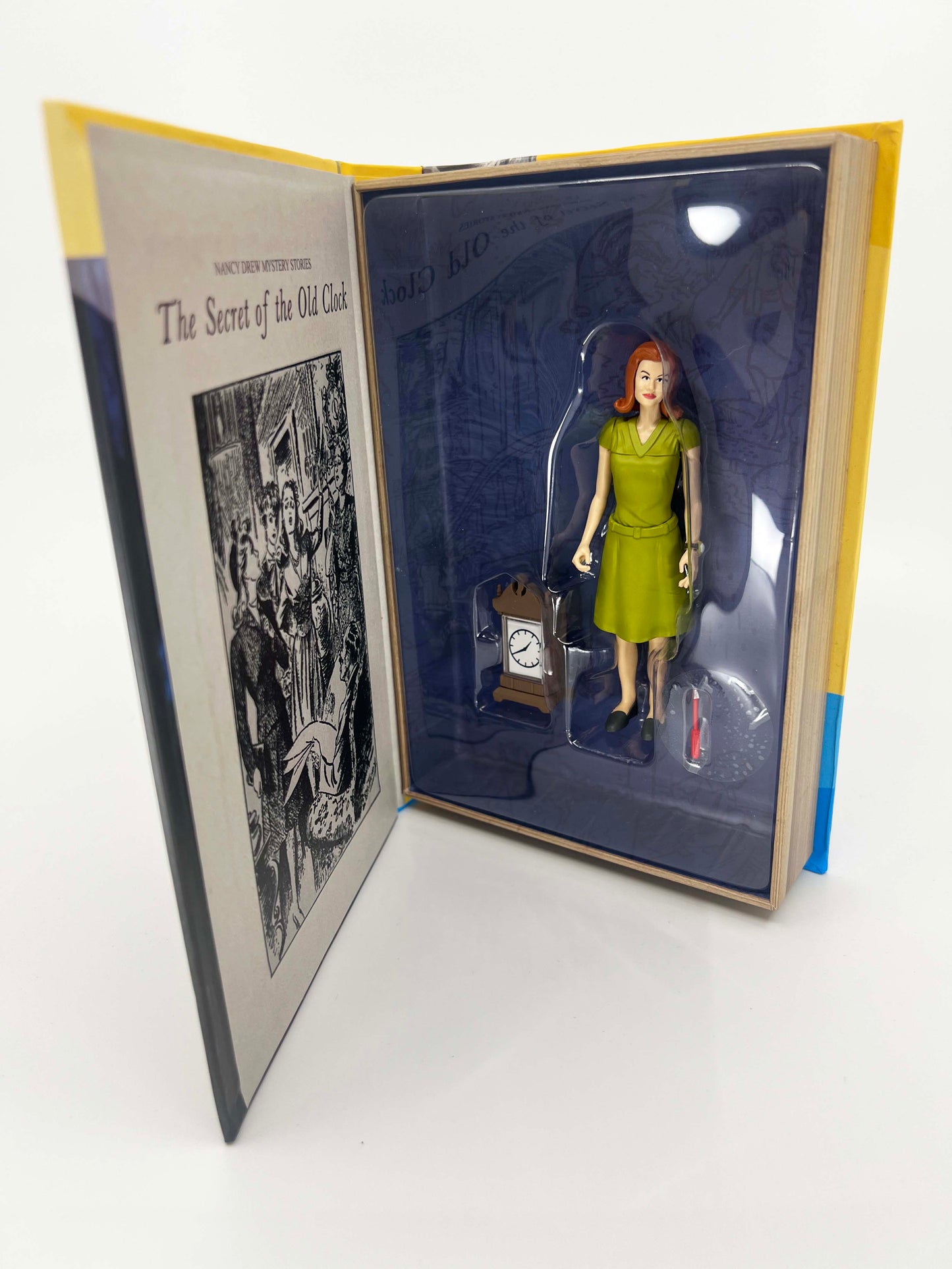 NANCY DREW - Secret of the Old Clock Book-Box Collectible Figure