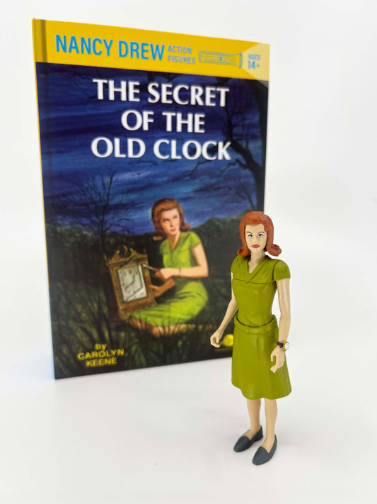 NANCY DREW - Secret of the Old Clock Book-Box Collectible Figure