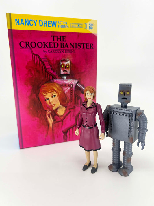 NANCY DREW - The Crooked Bannister Book-Box (Two Figure Set)